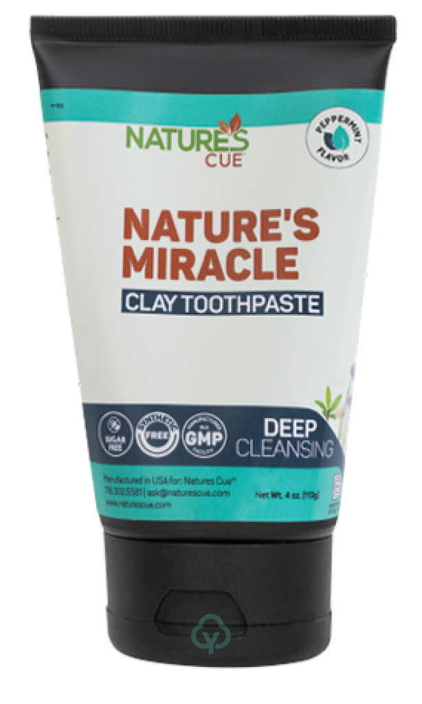 Natures Cue Miracle Clay Toothpaste Peppermint Flavor Toothpaste