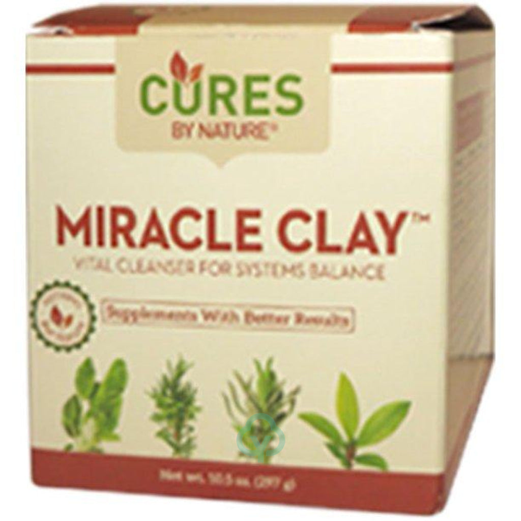 Natures Cure Miracle Clay 10.5 Oz. Powder Detox