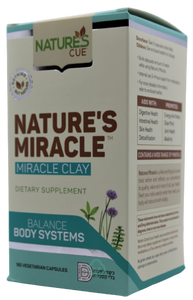 Natures Cure Miracle Clay 180 Veg. Caps Detox