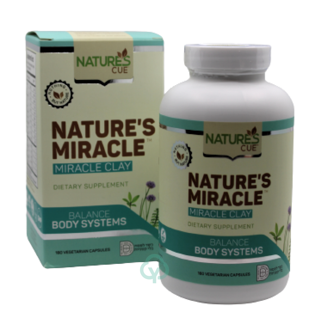 Natures Cure Miracle Clay 180 Veg. Caps Detox