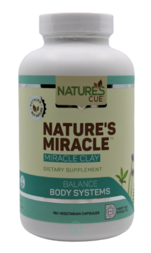 Natures Cure Miracle Clay 180 Veg. Caps Detox