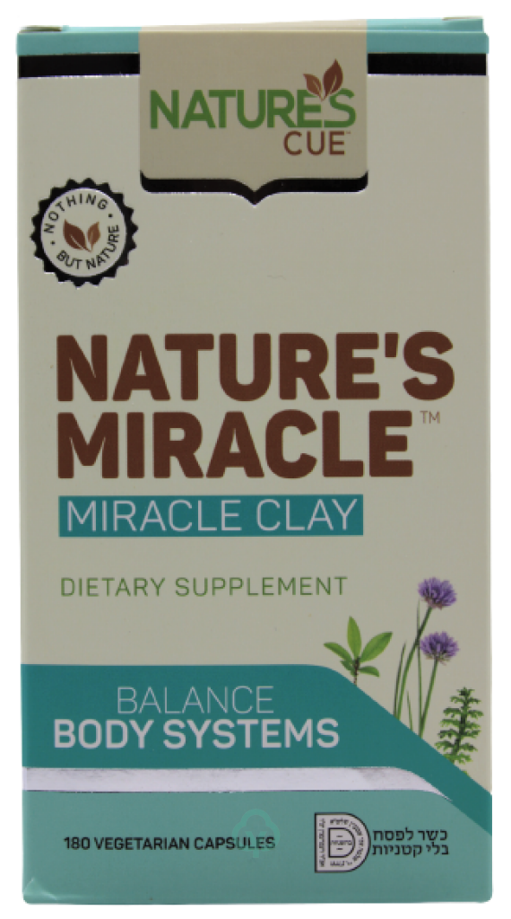 Natures Cure Miracle Clay 180 Veg. Caps Detox