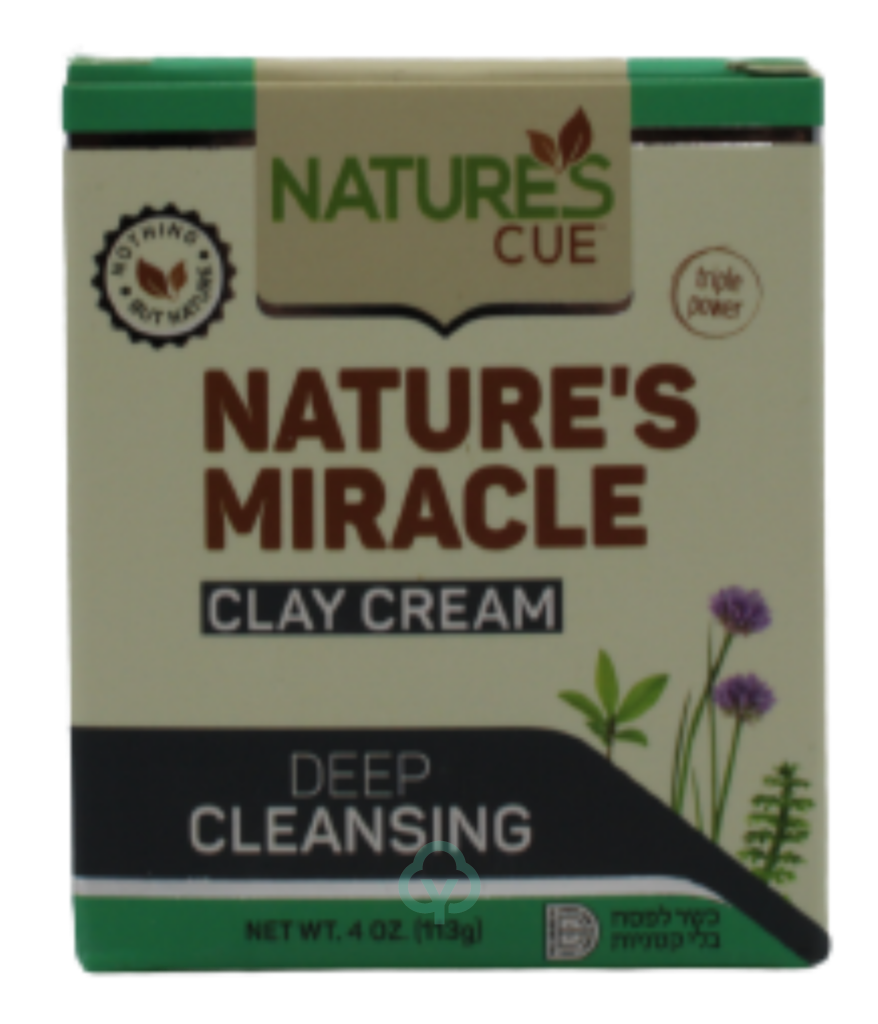 Natures Cure Miracle Clay Cream 4 Oz. Skin Support