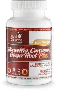 Nutri Supreme Boswellia Curcumin & Gingerroot (Was Anti-Inflam) 90 Veg Capsules Inflammation Ease