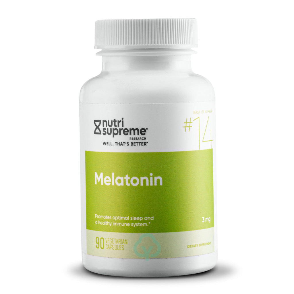 Nutri Supreme Melatonin 3 Mg 90 Veg Capsules Improves Sleep