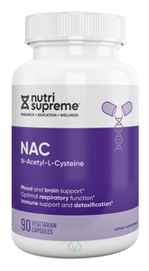 Nutri Supreme Nac - N-Acetyl-L-Cysteine-600Mg 90 Veg Capsules Immune Support