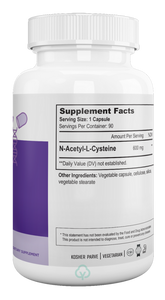 Nutri Supreme Nac - N-Acetyl-L-Cysteine-600Mg 90 Veg Capsules Immune Support