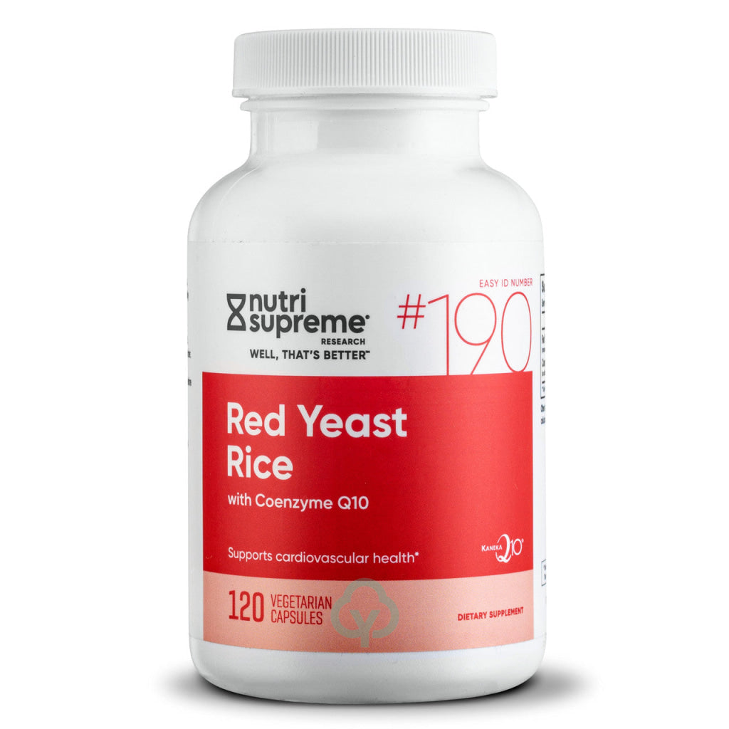 Nutri Supreme Red Yeast Rice With Coq10 120 Veg Capsules Cholesterol