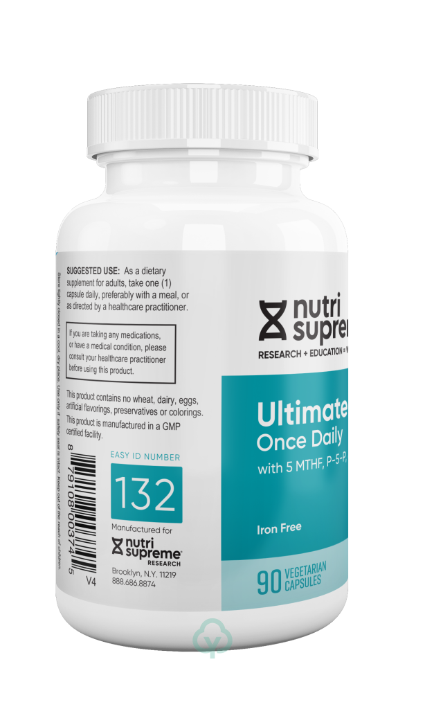 Nutri Supreme Ultimate Multi-Vitamins Once Daily With Folate 90 Veg Capsules Multi Vitamins