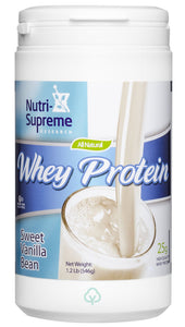 Nutri Supreme Whey Protein Sweet Vanilla Bean Flavor 1.2 Lb