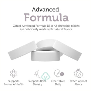 Vitamin D3 & K2 90 Chewable Tablets