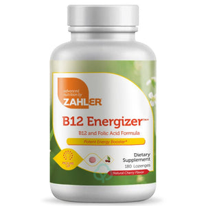 Zahler B12 1000 Energizer 180 Lozenges Abundant Energy