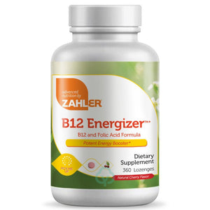 Zahler B12 1000 Energizer 360 Lozenges Abundant Energy