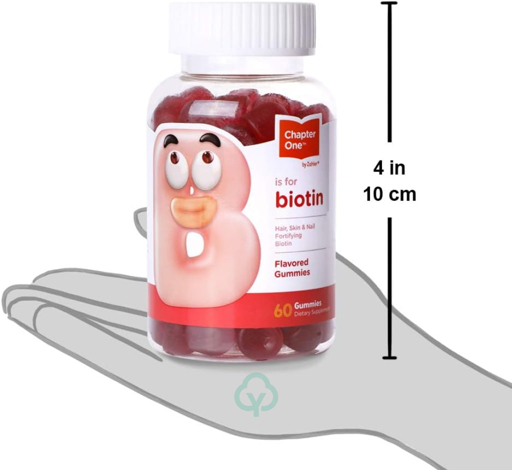 Zahler Chapter One Biotin Gummies 60 Flavored Gummies