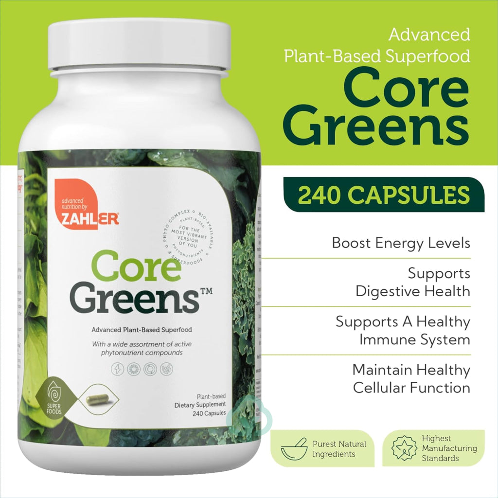 Zahler Core Greens 240 Capsules
