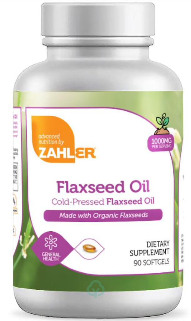 Zahler Flax Seed Oil (90) Softgels General Health