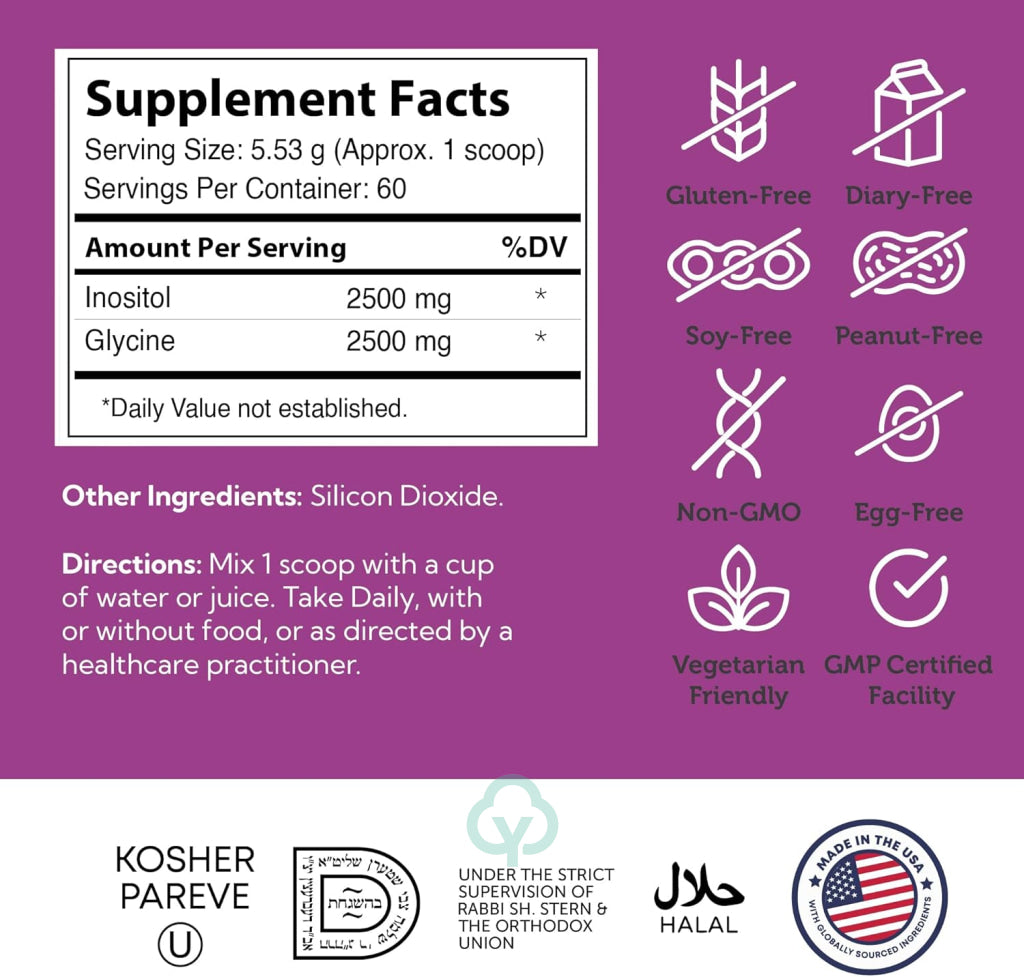 Zahler Inositol Supplement Powder