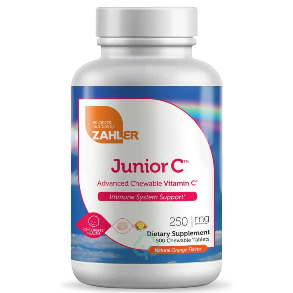 Zahler Junior C 500 Chewable Tablets Immune Support