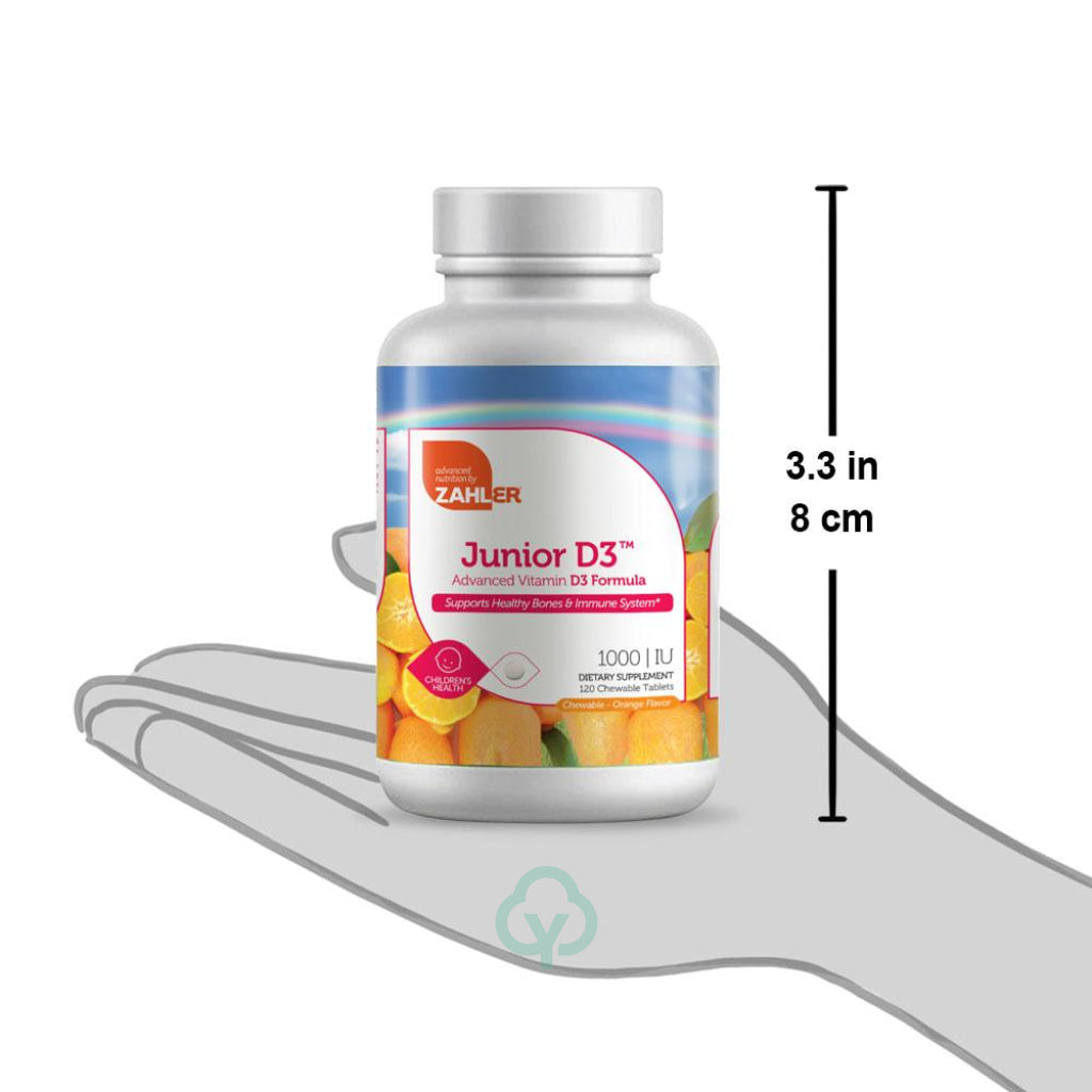 Zahler Junior D3 (120) Chewable Tablets Immune Support