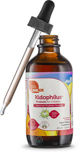 Zahler Kidophilus (4Oz.) 118Ml Liquid Probiotic