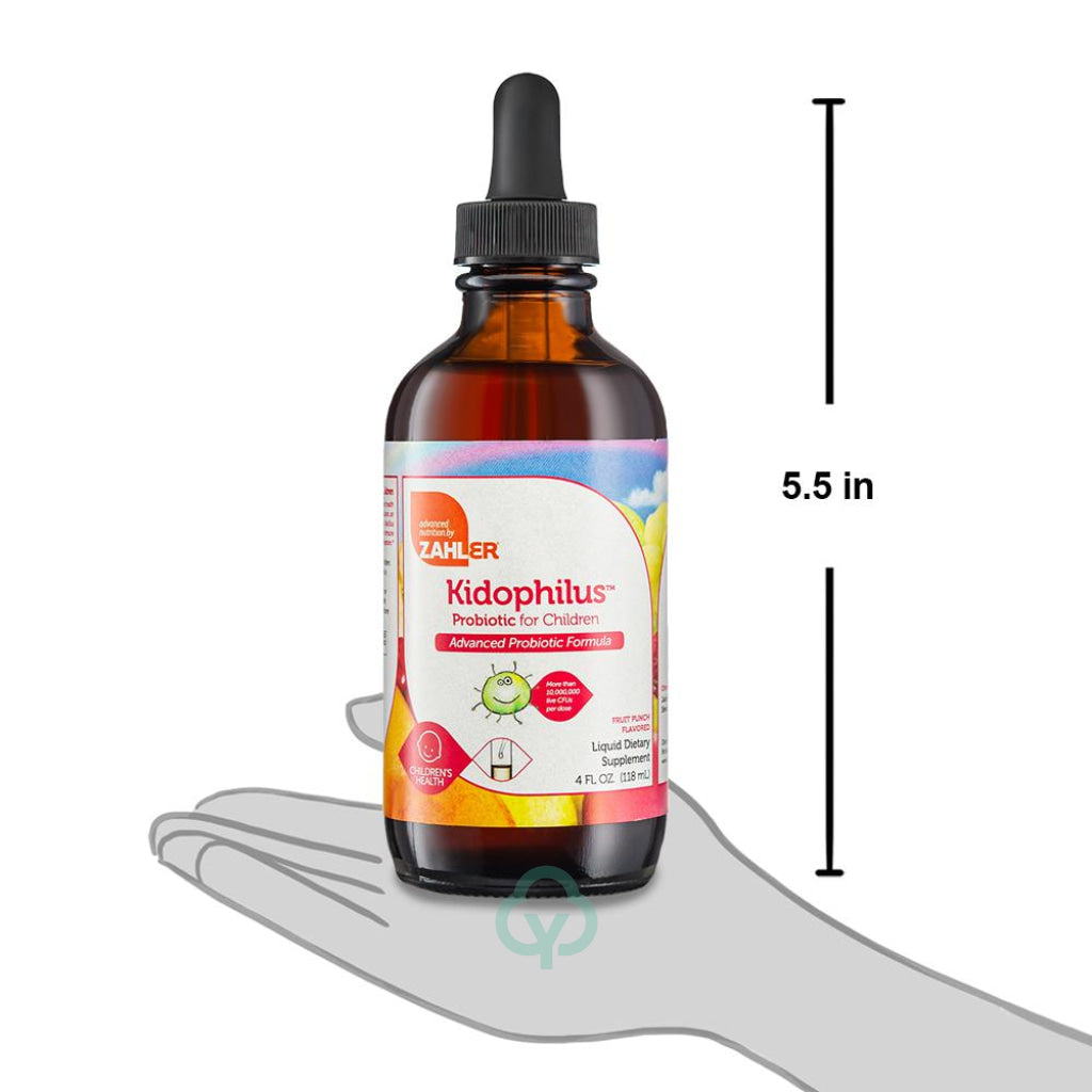 Zahler Kidophilus (4Oz.) 118Ml Liquid Probiotic