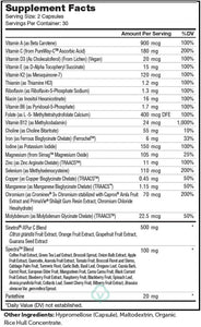 Zahler Multivitamin Metabolism 60 Capsules