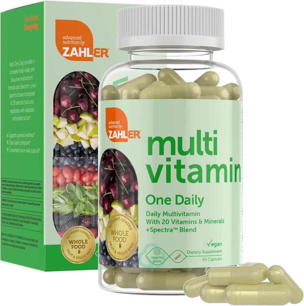 Zahler Multivitamin One Daily 60 Capsules