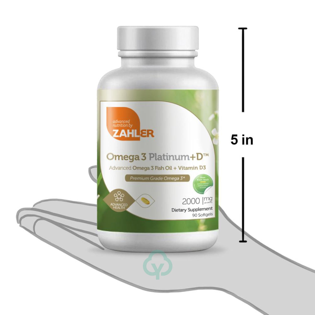 Zahler Omega 3 Platinum+D Total Wellness