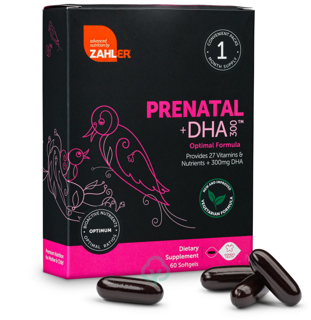 Zahler Prenatal +Dha 60 Softgels Womens Health