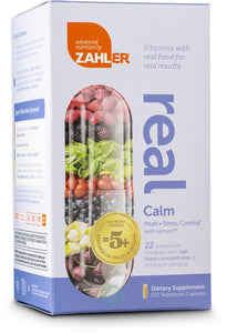 Zahler Real Calm Multi (120) Capsules Serenity & Relaxation