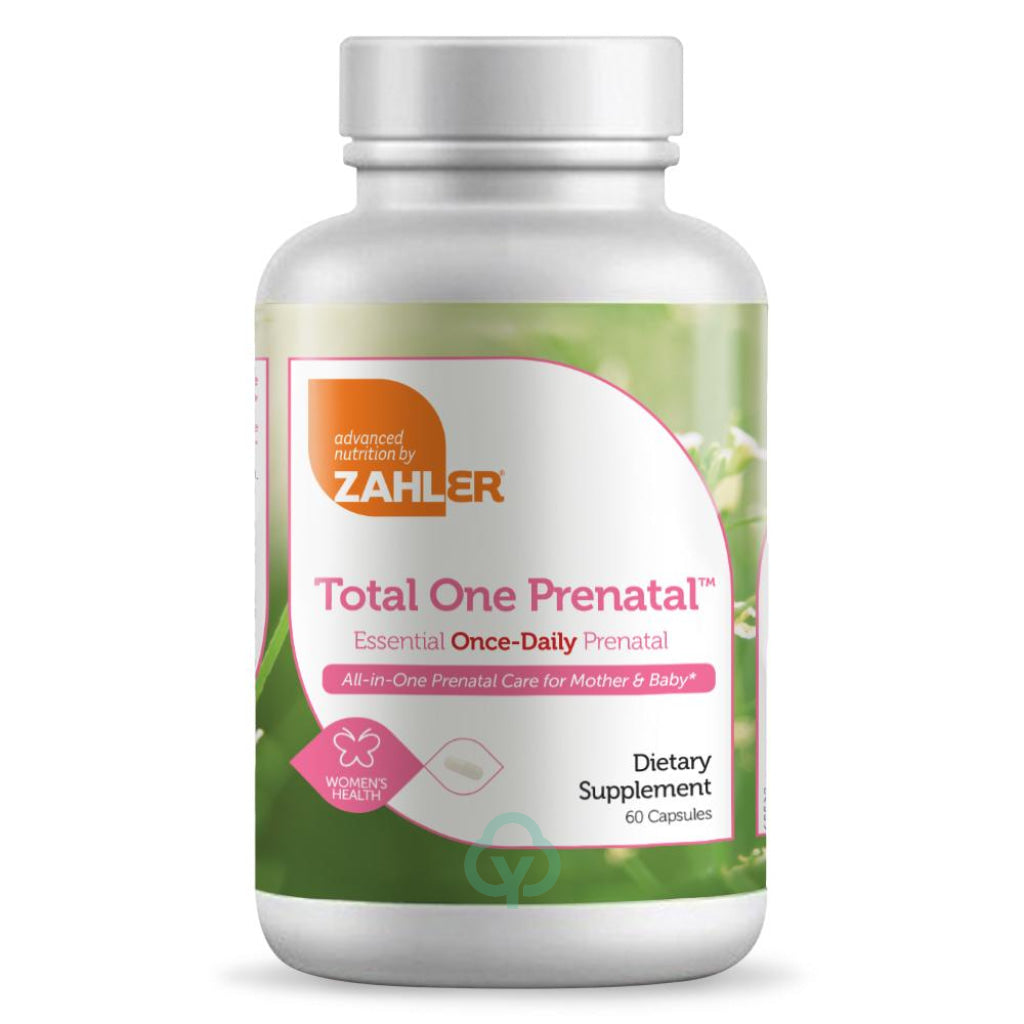 Zahler Total One Prenatal 60 Capsules Womens Health