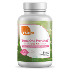 Zahler Total One Prenatal 60 Capsules Womens Health