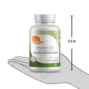 Zahler Vitamin D3 3000 Iu General Health