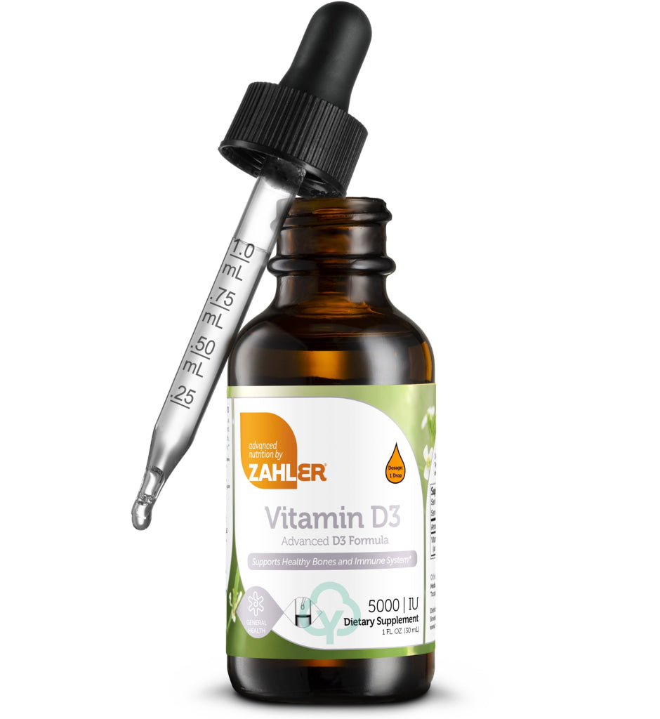 Zahler Vitamin D3 5000 Iu (1Oz.) 30Ml Liquid General Health