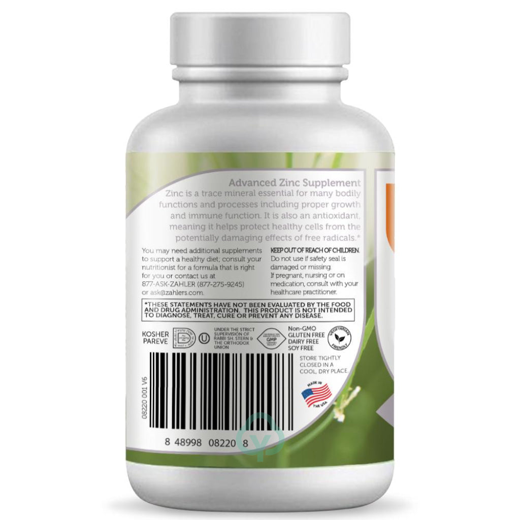 Zahler Zinc (90) Capsules General Health