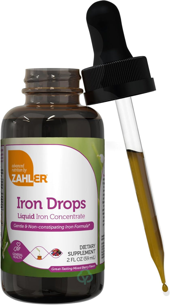 Zahler’s Iron Drops Liquid 2 Fl OZ