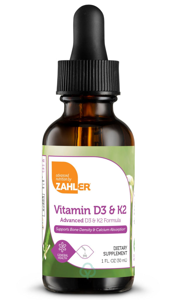 Zahlers Kosher Vitamin D3 & K2 1 fl oz