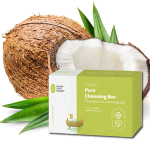 Organic Cleansing Bar Soap Therapeutic Lemongrass Hair Conditioning Shampoo And Body Wash