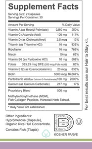 Lavenluv Hair To Stay Collagen Protein Biotin And Vitamins Complex Hair Loss