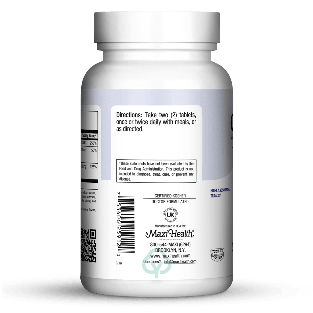 Maxi Health 1 To Calmax 120 Tabs Calcium