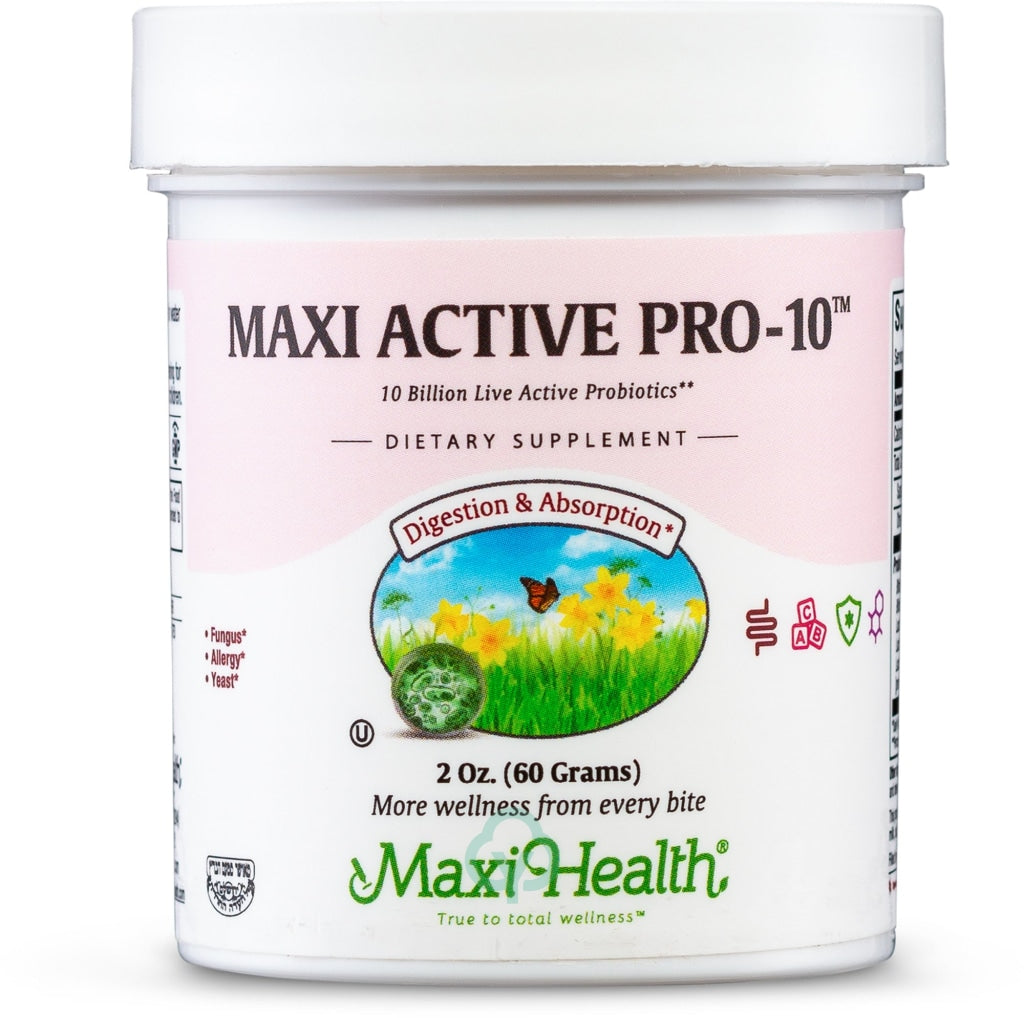 Maxi Health Active Pro 10 Powder 2 Oz. Probiotic