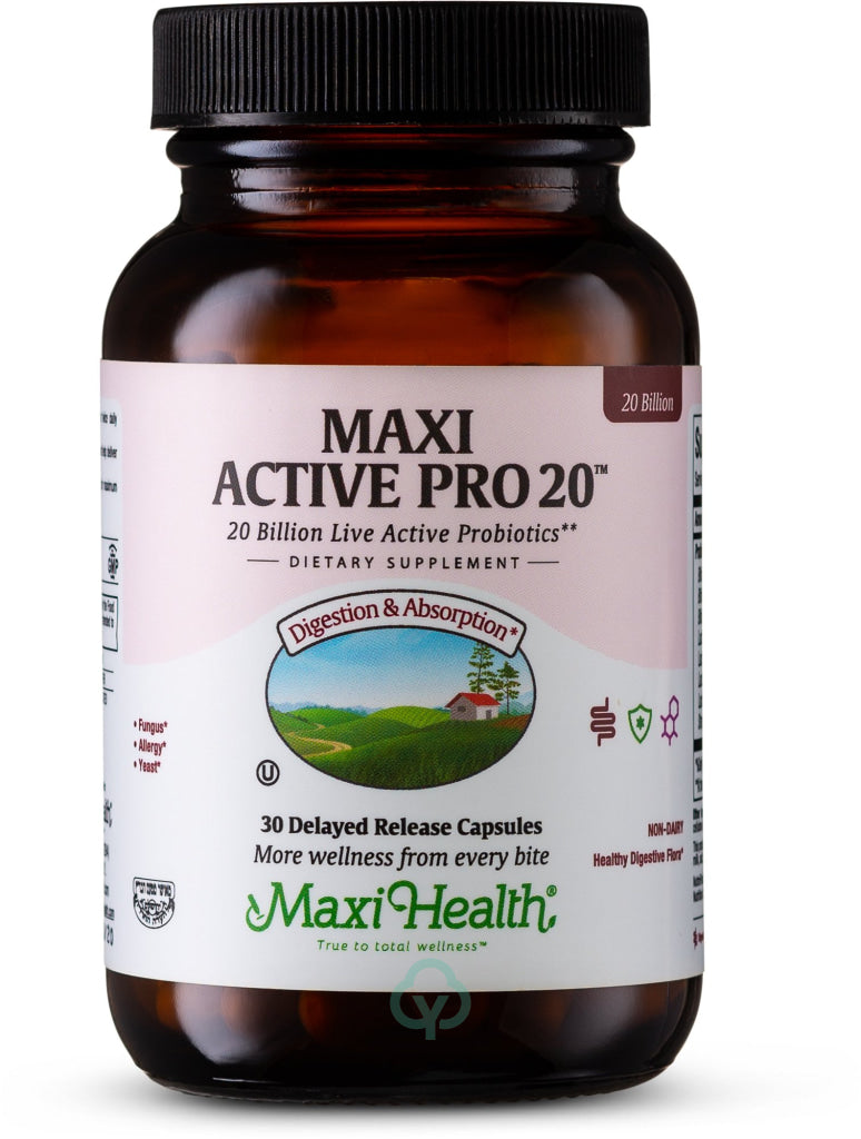 Maxi Health Active Pro 20 30 Caps Probiotic