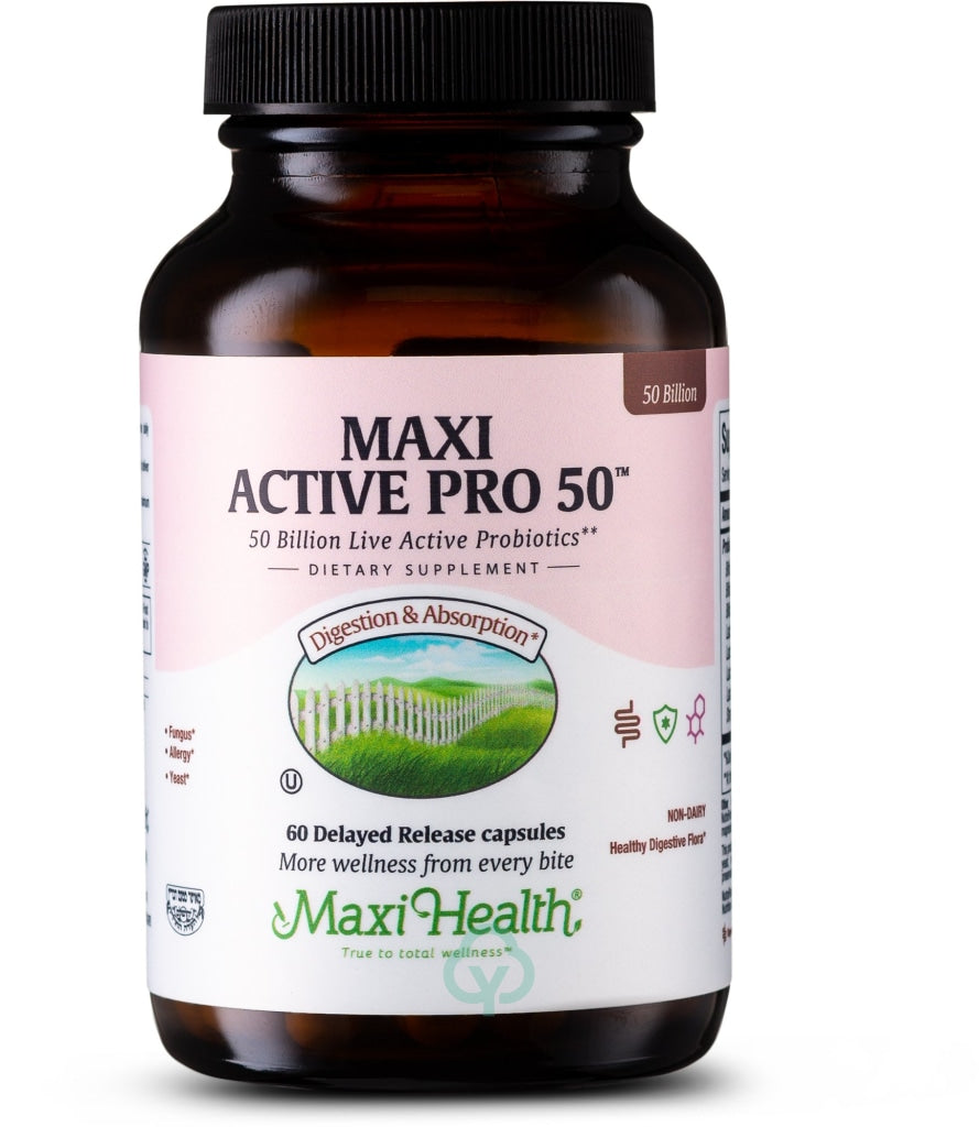 Maxi Health Active Pro 50 30 Caps Probiotic