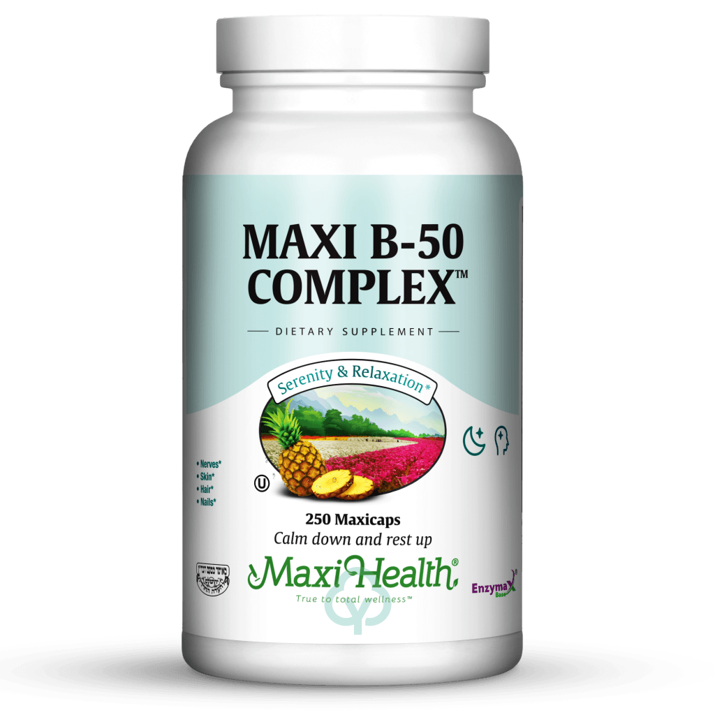 Maxi Health B 50 Complex 250 Caps Serenity & Relaxation