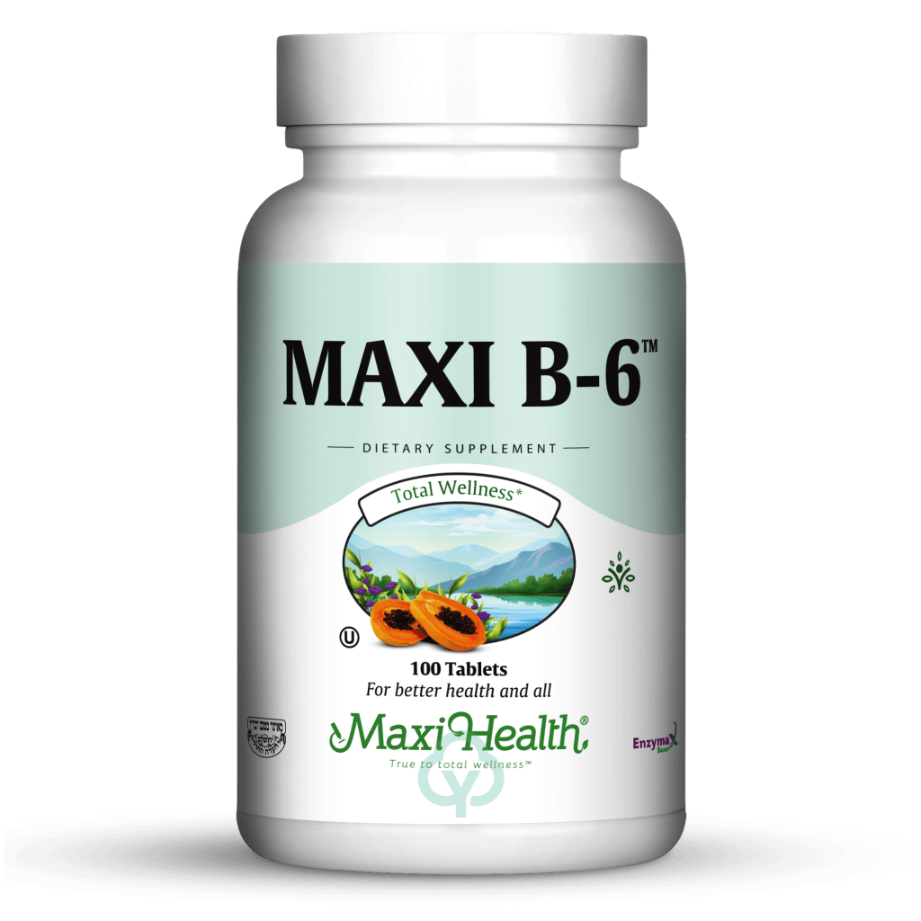 Maxi Health B6 100 Tabs Total Wellness