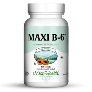 Maxi Health B6 100 Tabs Total Wellness