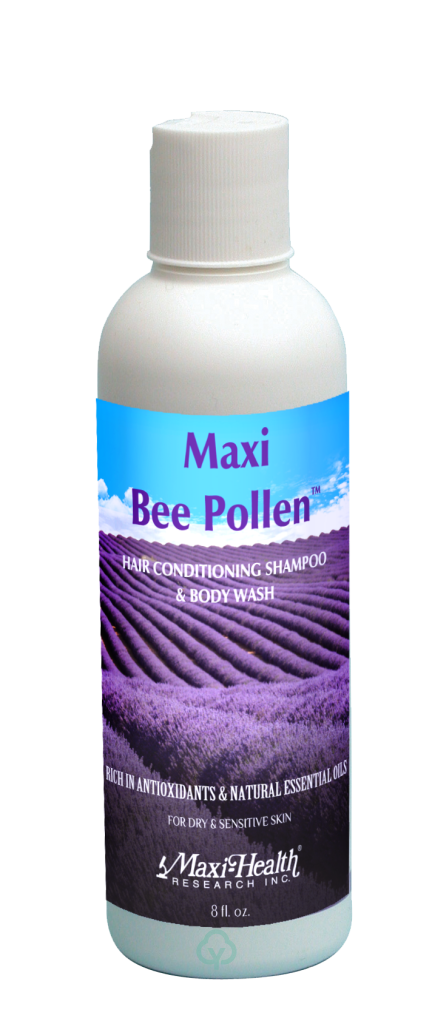 Maxi Health Bee Pollen Shampoo 8 Fl Oz Hair Conditioning Shampoo And Body Wash