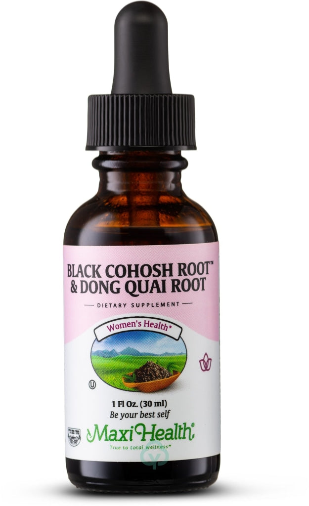 Maxi Health Black Cohosh & Dong Quai Root 1 Fl Oz Womens