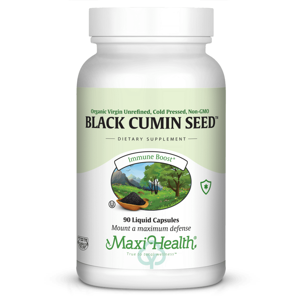 Maxi Health Black Cumin Seed 90 Gels Immune Support