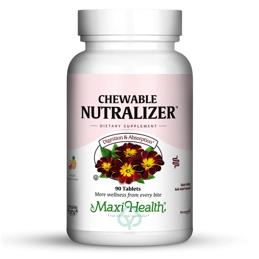 Maxi Health Chewable Nutralizer 90 Chews Digestion & Absorption